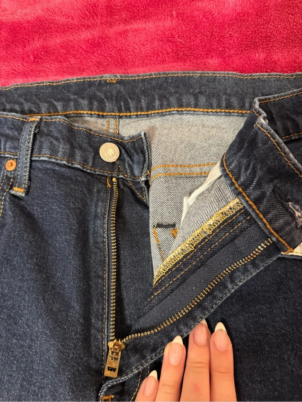 Levi's Men's Dark Blue Bootcut Jeans